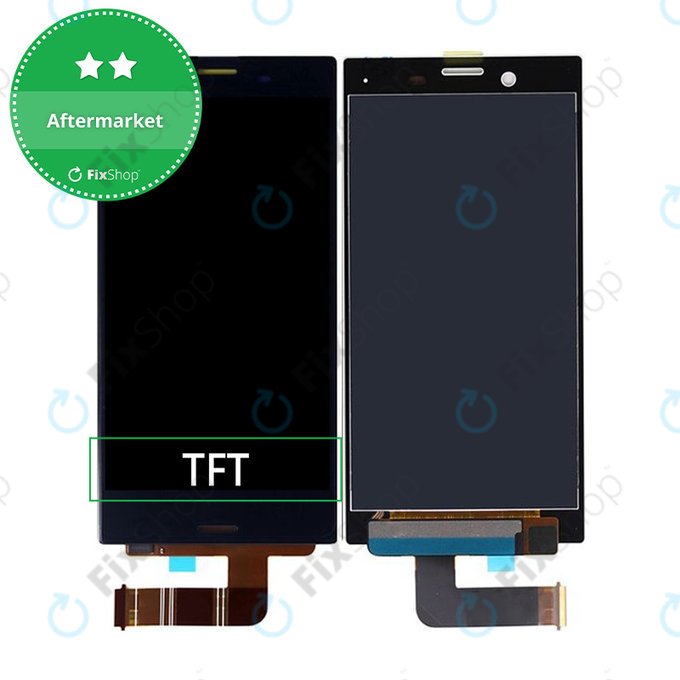 Wyświetlacz do Sony Xperia X Compact F5321, Ekran dotykowy bez ramki, Czarny, Black, TFT