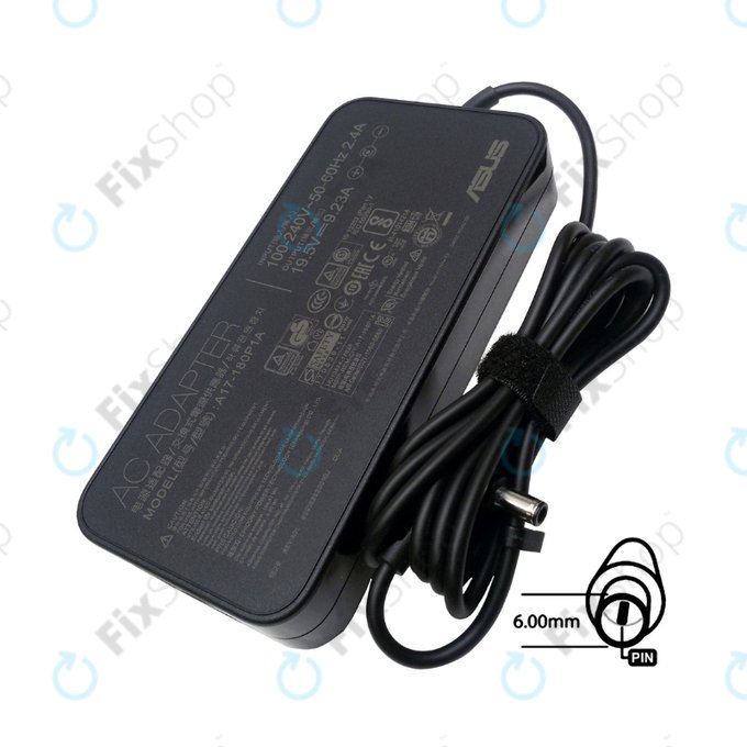 Adapter ładujący do Asus, 180W, 19.5V, B0A001-00262100, Genuine Service Pack