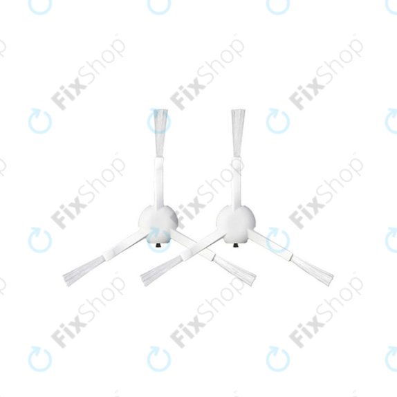 Szczotka boczna do Xiaomi Dreame L10 Pro, D9, D9 Max, D9 Pro, F9, Mi Robot Vacuum Mop (Mijia 1C), 2 (Mijia 2C), 2 Pro+ (Mijia 1T), 2 Ultra, Trouver Roboter LDS, 2 szt., Biały, White