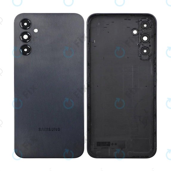Tylna pokrywa baterii z kompletnym montażem do Samsung A14 A145R, Czarny, Black
