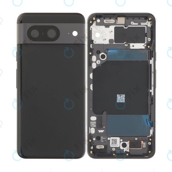 Tylna pokrywa baterii z kompletnym montażem do Google Pixel 8, Obsidian
