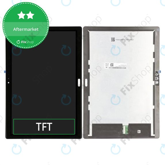 Wyświetlacz do Lenovo Tab P10 TB-X705, Ekran dotykowy bez ramki, Czarny, Black, TFT