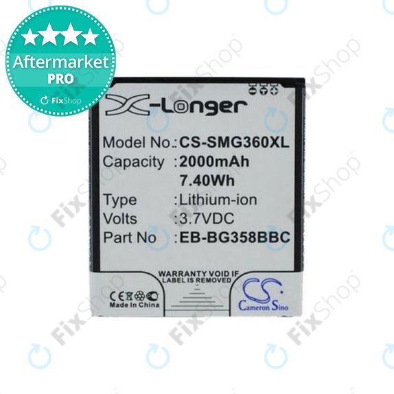 Bateria do Samsung Core Lite, EB-BG358BBC, EB-BG358BBE, 2000mAh, HQ