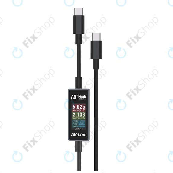 Inteligentny kabel ładujący USB C do USB C, AV Line