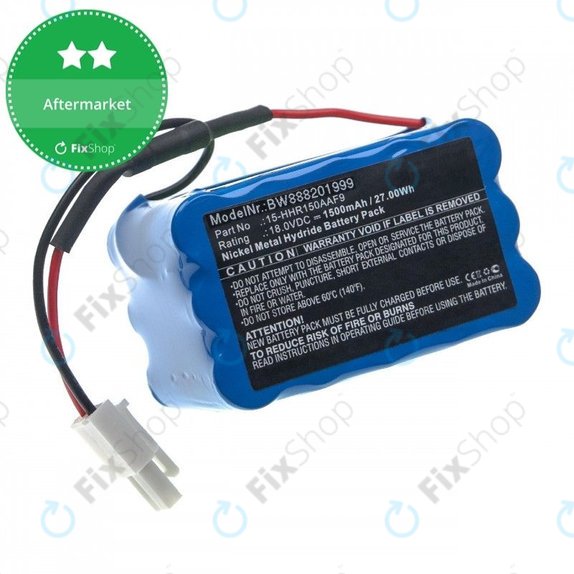 Bateria do Philips PowerPro Uno, FC6164, 15-HHR150AAF9, Ni-MH, 18,0V 1500mAh