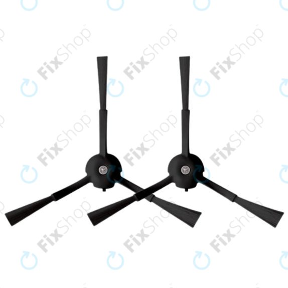 Szczotka boczna, 2 szt., Czarna do Roborock S8 MaxV Ultra, S8 Max Ultra