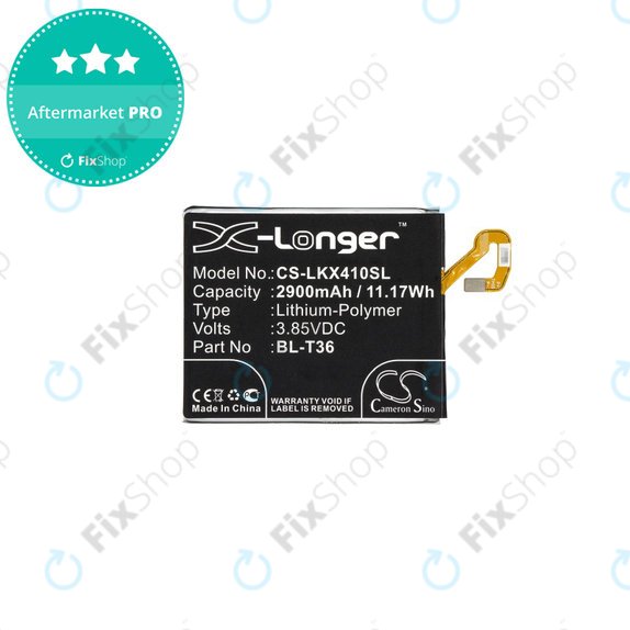 Bateria do LG K10 (2018), K11, K11 Plus, K11 Prime, K30, Harmony 2, BL-T36, EAC63638201, 2900mAh, HQ