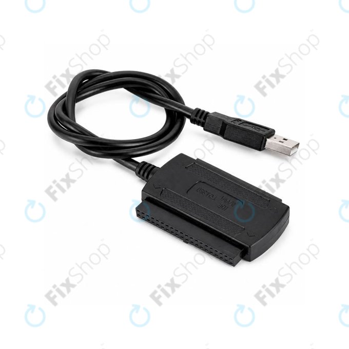 Adapter USB 2.0 na IDE / SATA do dysków HDD/SSD 2,5" i 3,5", z zasilaniem EU