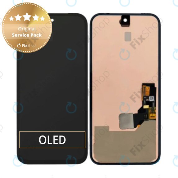 Wyświetlacz z ekranem dotykowym do Google Pixel 8a, G949-00767-00, Genuine Service Pack
