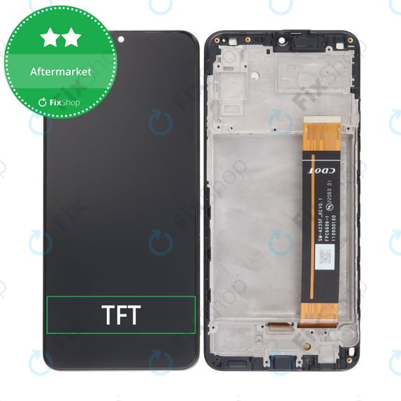 Wyświetlacz do Samsung Galaxy A23 A235F, Ekran dotykowy z ramką, TFT