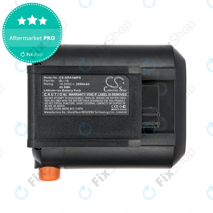 Bateria do Gardena Accu Hedge, Accujet, Comfortcut Li-18, Easycut, Trimmer Easycut Li-18, 2500mAh, Li-Ion, 18V, BLi-18, HQ