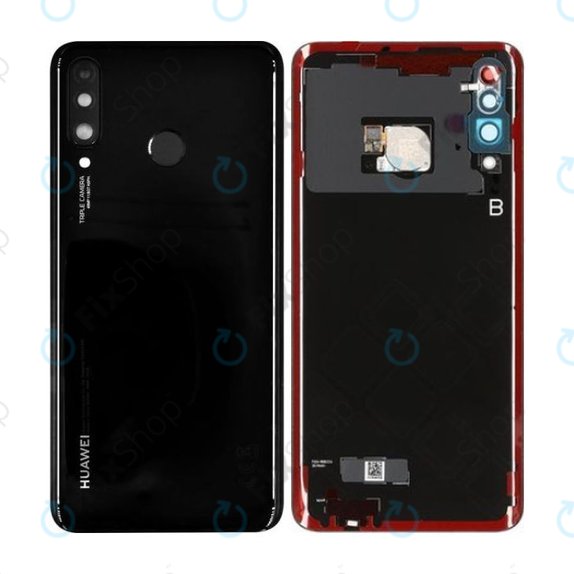 Tylna pokrywa baterii do Huawei P30 Lite, P30 Lite 2020, 02352RPV, Midnight Black, Genuine Service Pack
