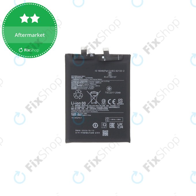 Bateria do Xiaomi Redmi Note 13 Pro+ 23090RA98C, BM5U, 5000mAh