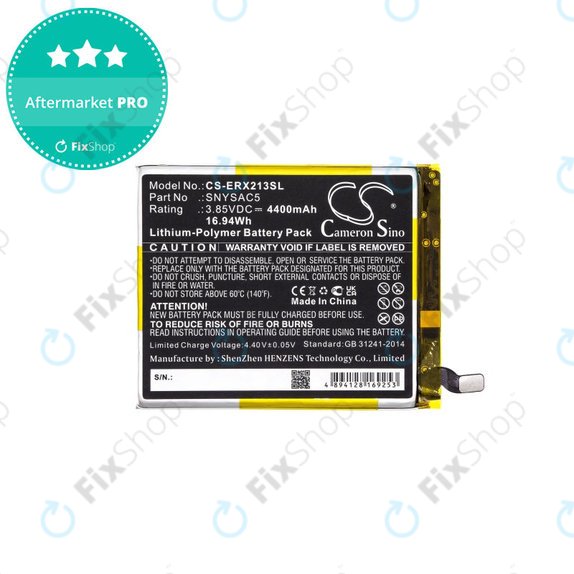 Bateria dla Sony Xperia 10 III, 4400mAh, Li-Pol, 3.85 V, SNYSAC5, HQ