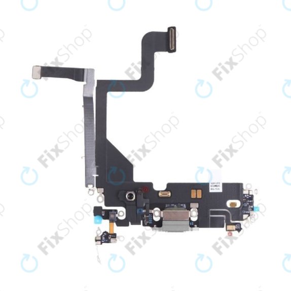 Złącze ładowania z taśmą flex do iPhone 13 Pro, Srebrny, Silver