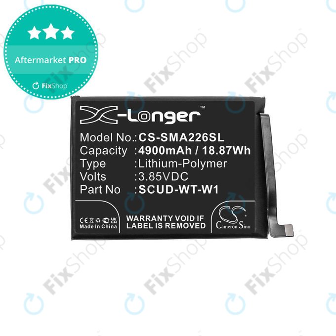 Bateria dla Samsung A22 5G A226B, 4900mAh, Li-Pol, 3.85 V, SCUD-WT-W1, HQ