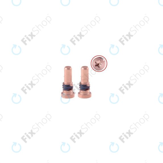 Dolne sruby do iPhone 6S, 6S Plus, Rózowe Zloto, Rose Gold