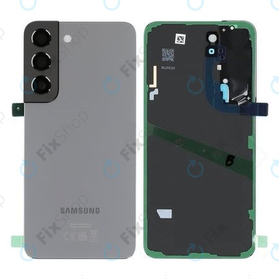 Tylna pokrywa baterii do Samsung S22 S901B, GH82-27434E, Grafitowy, Graphite, Genuine Service Pack