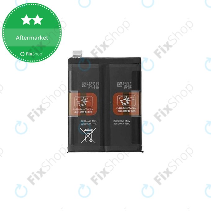 Bateria do OnePlus 9 LE2113, LE2117, BLP821, 4500mAh