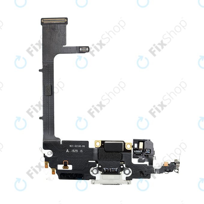 Złącze ładowania z taśmą flex do iPhone 11 Pro, Srebrny, Silver