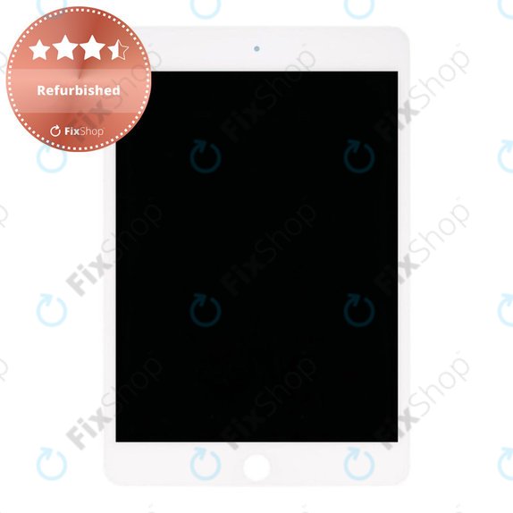 Wyświetlacz LCD dla iPad Mini 5, White, Ekran dotykowy bez ramki, Refurbished