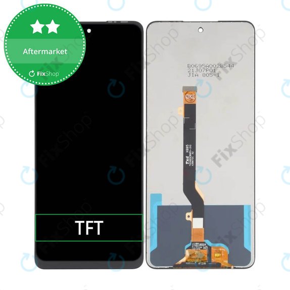 Wyświetlacz do Infinix Hot 11S NFC, Ekran dotykowy bez ramki, TFT
