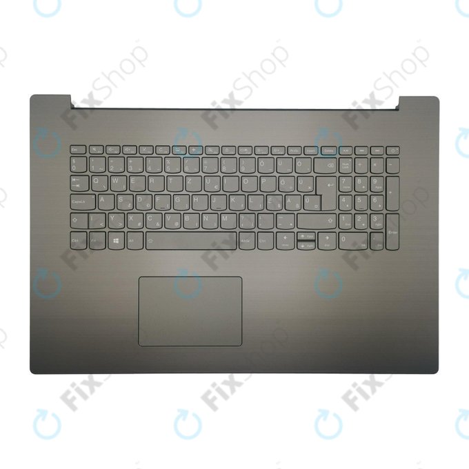 Klawiatura z topcase cover C (DE, niemiecka) do Lenovo Ideapad 330-17ISK, 77033804, Platinum Gray, Genuine Service Pack
