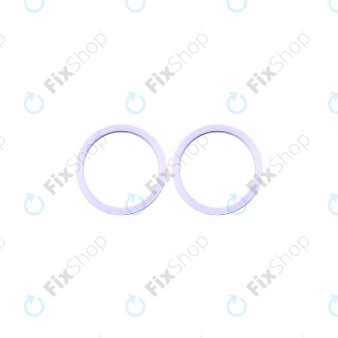 Oslona obiektywu tylnej kamery do iPhone 11, 12, 12 Mini, Fioletowy, Purple, 2szt