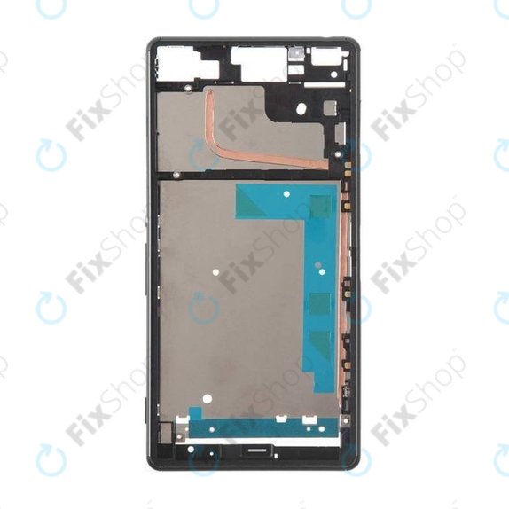 Ramka srodkowa do Sony Xperia Z3 D6603, Czarny, Black