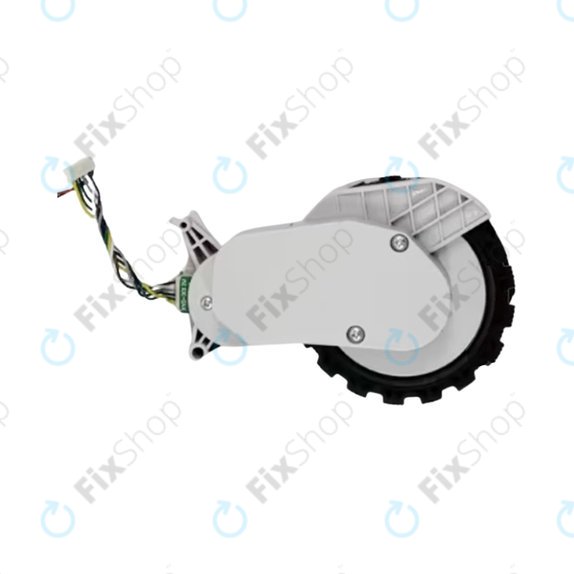 Koło z silnikiem do Xiaomi Robot Vacuum X20, S10, Dreame X30, X20, X10 Pro, Left, Biały, White