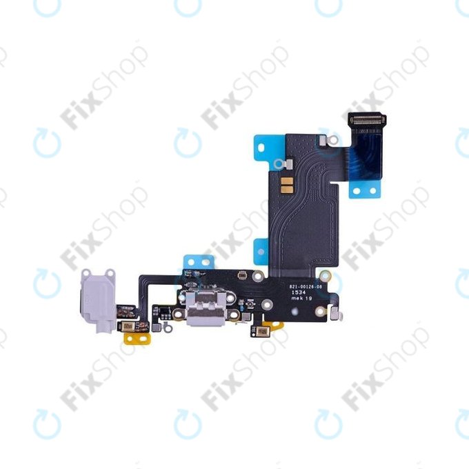 Złącze ładowania z taśmą flex do iPhone 6S Plus, Space Gray
