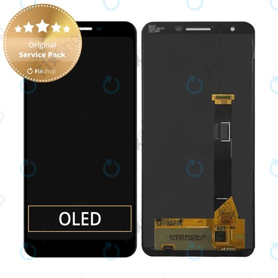 Wyświetlacz z ekranem dotykowym do Google Pixel 3a, 20GS4BW0001, Genuine Service Pack