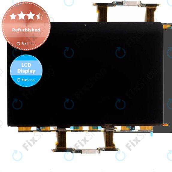 Wyświetlacz do MacBook Pro 13", koniec 2016 – połowa 2017, A1706, A1708 – ekran, przednie szkło, taśma Flex, Refursbihed