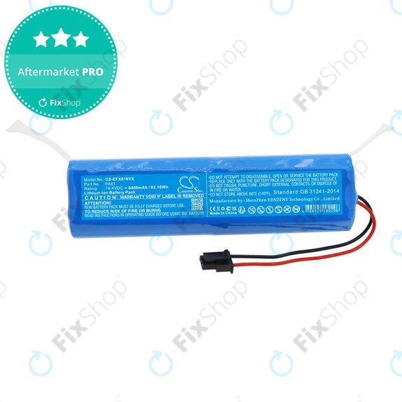 Bateria do Eufy RoboVac X8 Hybrid, 6400mAh, Li-Ion, 14.4V, PA61, HQ