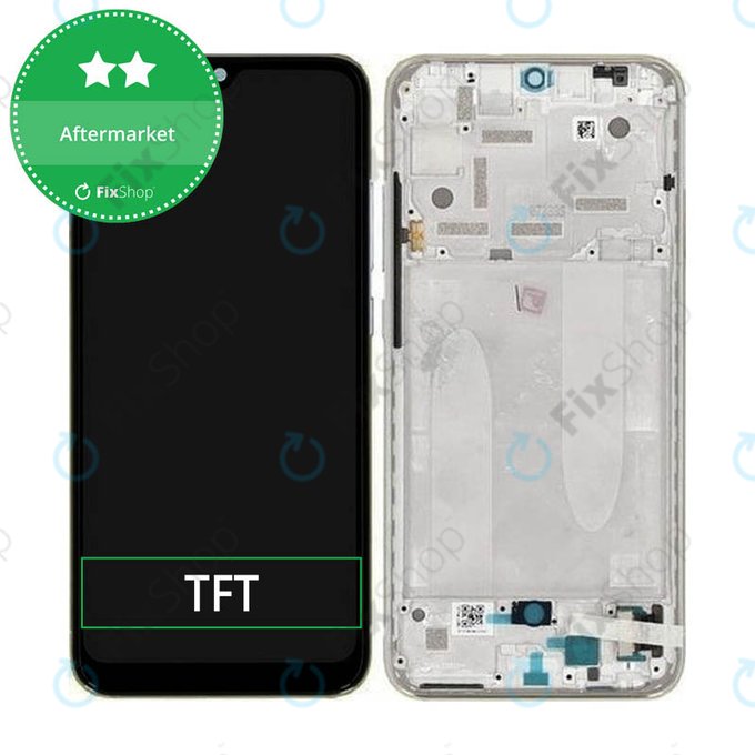 Wyświetlacz do Xiaomi Mi A3, Ekran dotykowy z ramką, More Than White, TFT