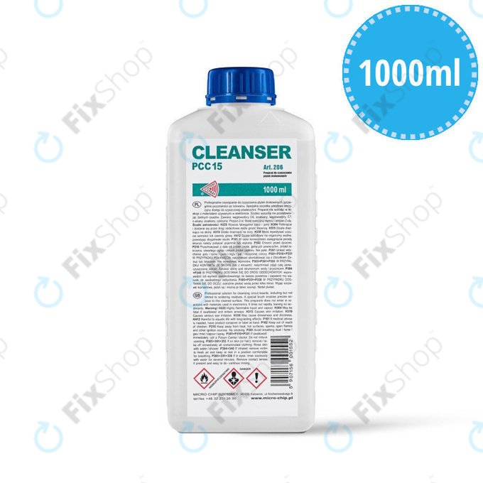 Profesjonalny czyścik PCB PCC15, 1000 ml