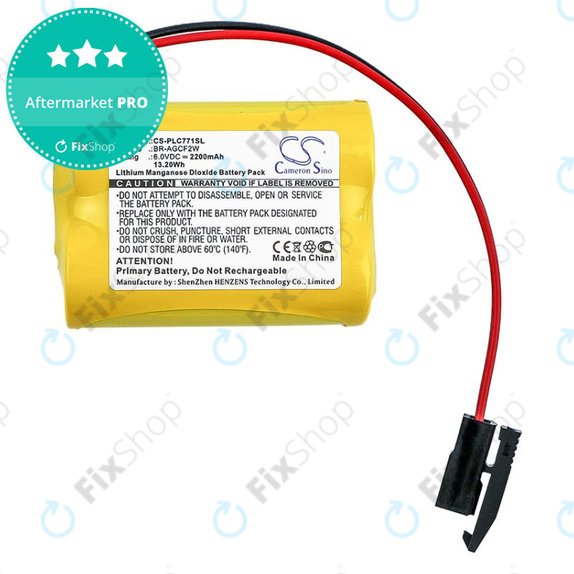 Bateria do GE A06b-6093-K001, 2200mAh, Li-MnO2, 6V, BR-AGCF2W, HQ