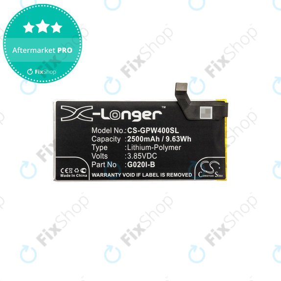 Bateria dla Google Pixel 4, 2500mAh, Li-Pol, 3.85 V, G020I-B, HQ