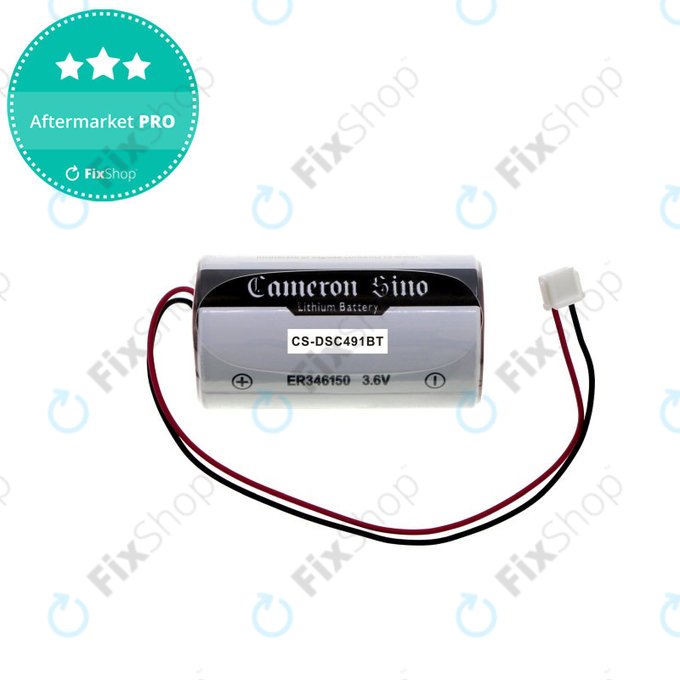 Bateria do DSC WT4911B, WT4911R Wireless Outdoor Siren, 14500mAh, Li-MnO2, 3.6V, ER34615M-T1, HQ