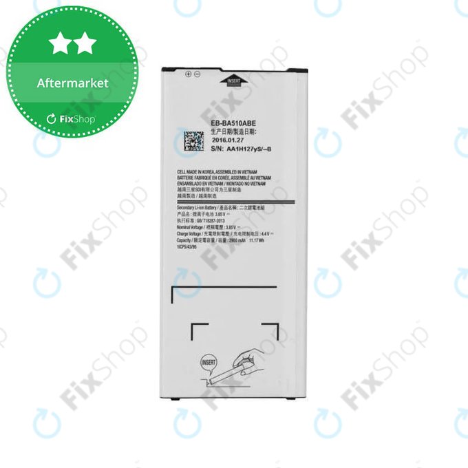 Bateria do Samsung A5 A510F (2016), EB-BA510ABE, 2900mAh