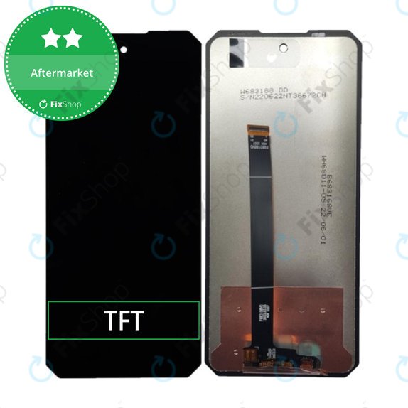 Wyświetlacz do Oukitel WP19, Ekran dotykowy bez ramki, TFT