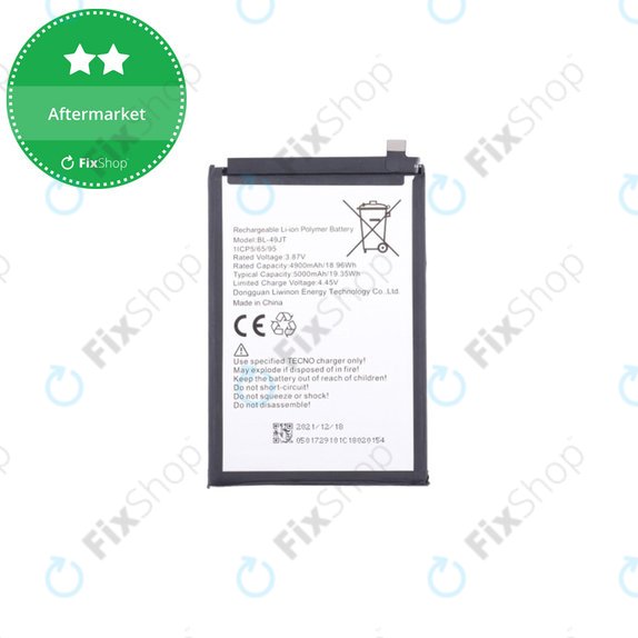 Bateria do Tecno Spark 20, 5000mAh