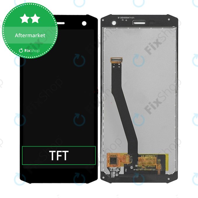 Wyświetlacz do myPhone Hammer Energy 2 Eco, Ekran dotykowy bez ramki, TFT