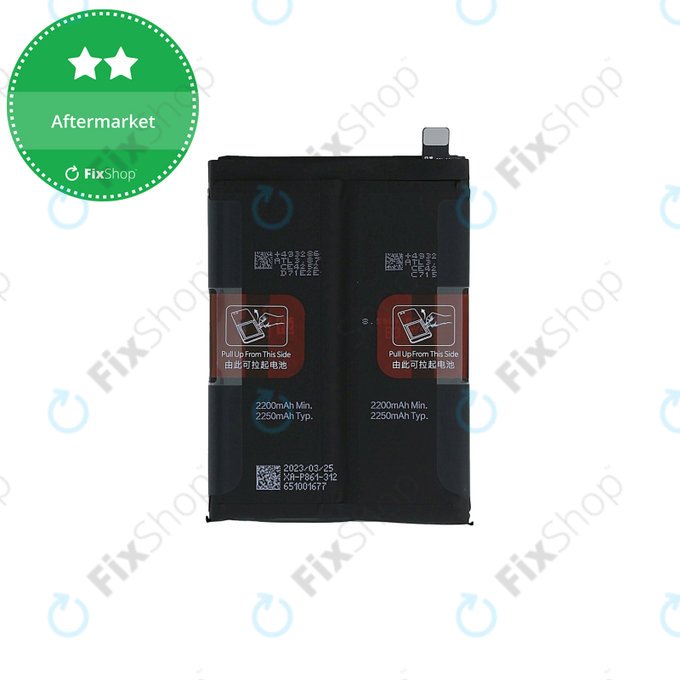 Bateria do OnePlus 11 PHB110, BLP975, 5000mAh