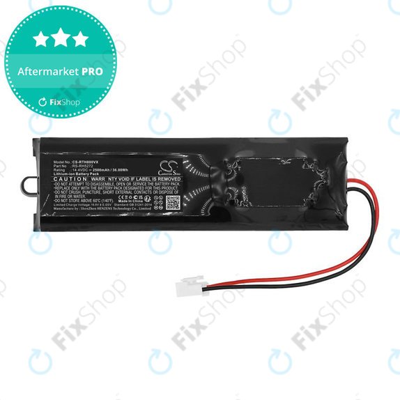 Bateria do Rowenta Air Force Extreme, 2500mAh, Li-Ion, 14.4V, RS-RH5272, HQ