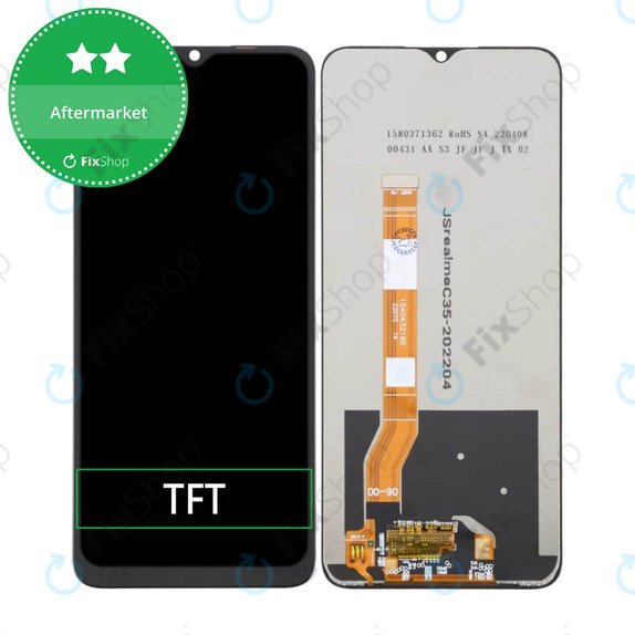 Wyświetlacz do Oppo A17, Ekran dotykowy bez ramki, TFT