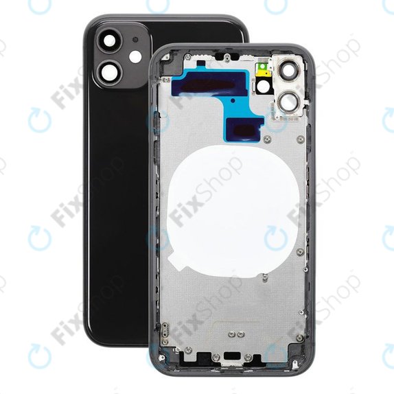 Tylna obudowa do iPhone 11, Czarny, Black