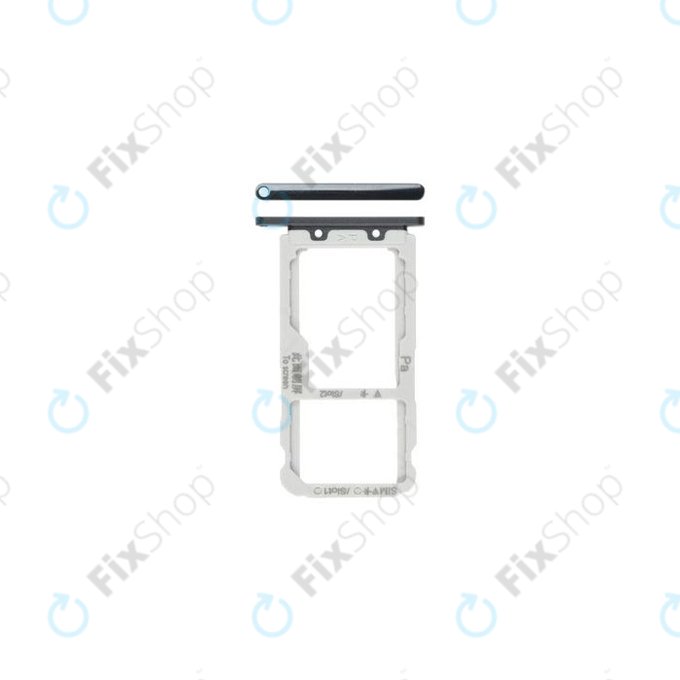 Tacka SIM do Huawei Nova 3, 51661JSC, Czarny, Black, Genuine Service Pack