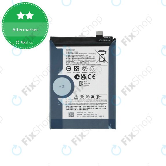 Bateria do Nothing CMF Phone 1, Phone (2a) Plus, 5000mAh