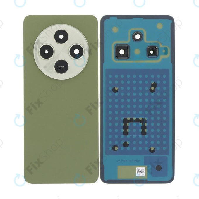 Tylna pokrywa baterii z kompletnym montażem do Xiaomi Redmi 14C 4G, Lemon Green